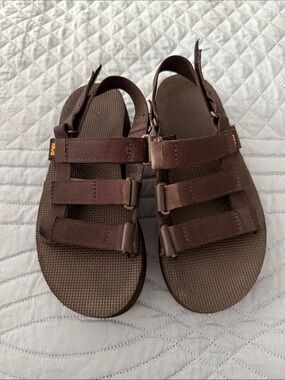 Teva Women’s Black Triple-Strap Velcro Sandals